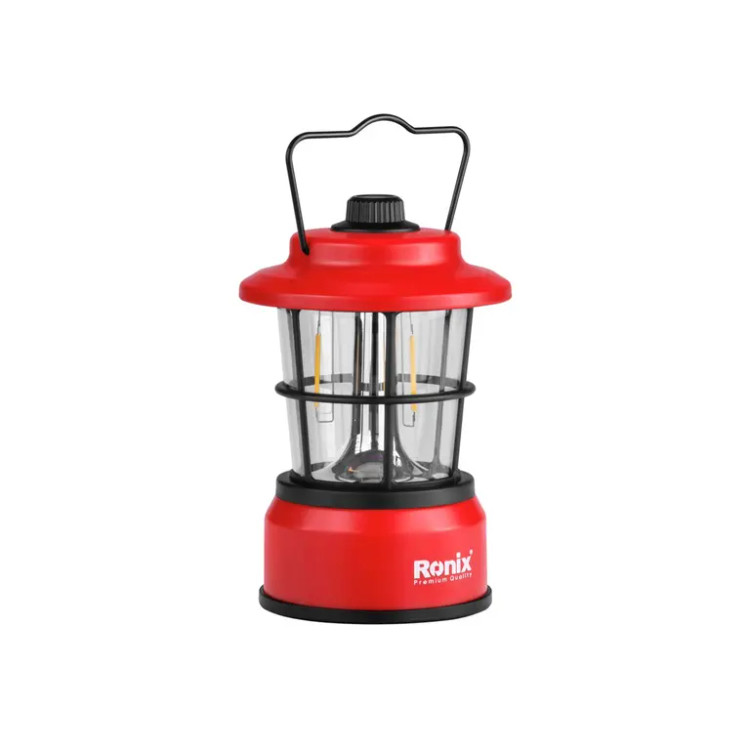 چراغ روشنایی فانوسی باطری خور 280 لومن RH-4297