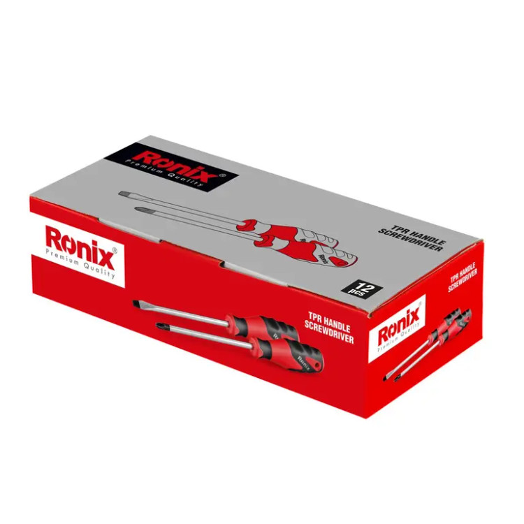 پیچ گوشتی چهارسو دسته TPR سایز 5x125 میلی متر RH-2856