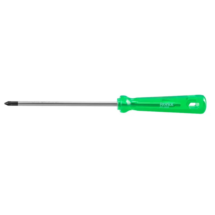 پیچ گوشتی تکی ساده 125*5 چهارسو کریستالی RH-2858
