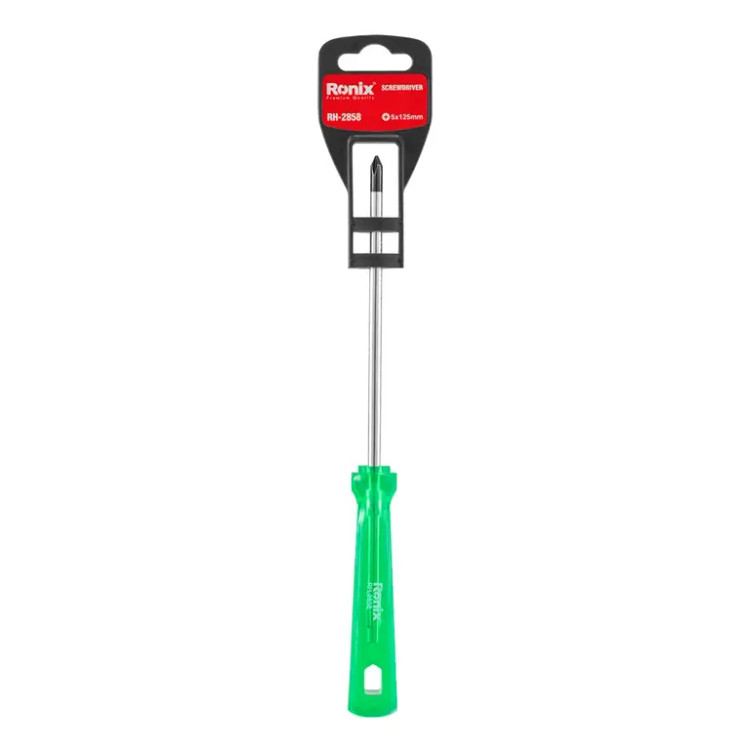 پیچ گوشتی تکی ساده 125*5 چهارسو کریستالی RH-2858