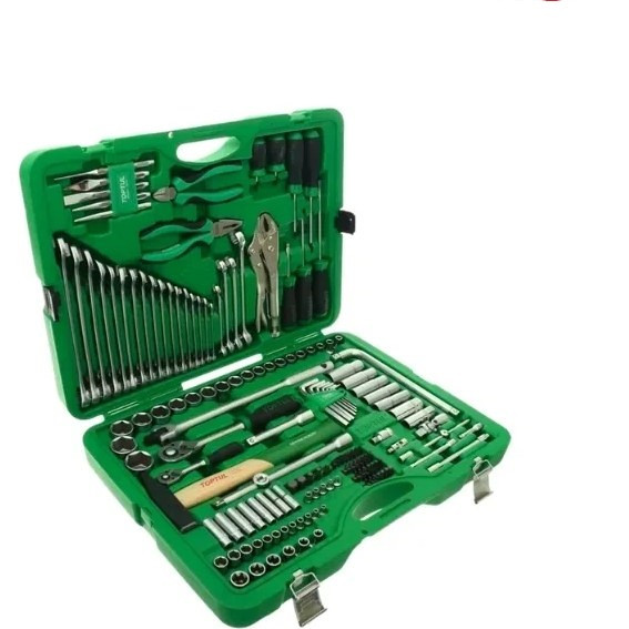 جعبه ابزار ۱۵۰ پارچه پلاستیکی تاپ تول مدل GCAI150R