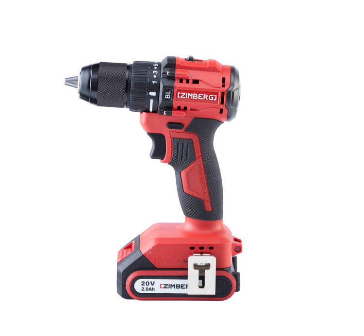 کیت دریل پیچ گوشتی 13 م م شارژی 20 ولت براشلس PZB - 3320