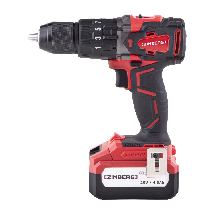 کیت دریل پیچ گوشتی 13 م م شارژی 20 ولت براشلس PZB-3204