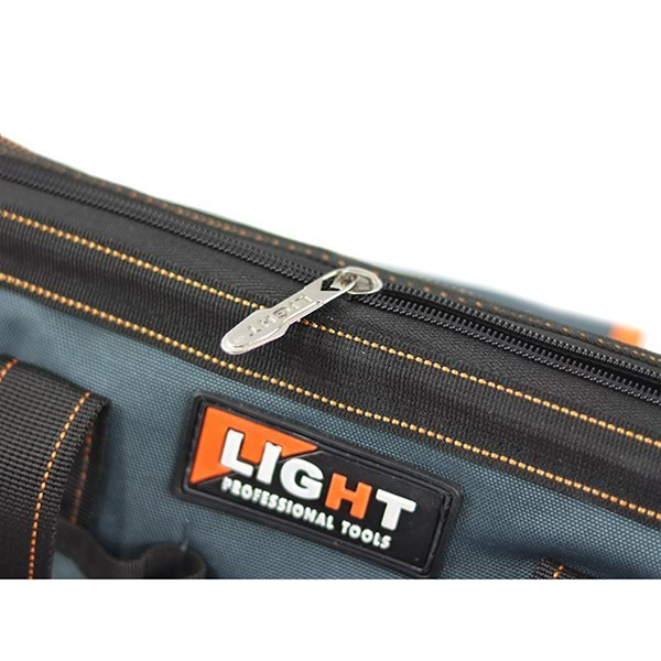 کیف ابزار لایت مدل LB-040 با ۱۴ عدد محفظه برزنتی