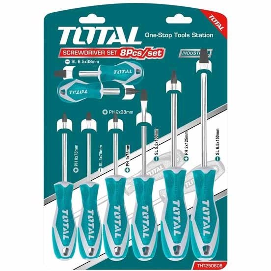 ست ۸ عددی پیچ گوشتی توتال مدل THT250608