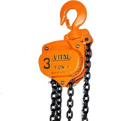 جرثقیل دستی زنجیری ویتال مدل VL ظرفیت ۳ تن زنجیر ۳ متری