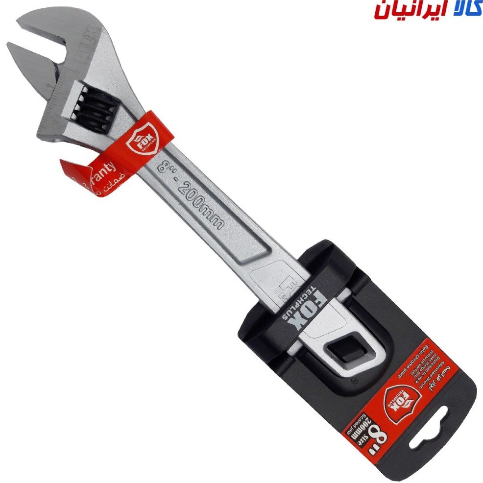 آچار فرانسه ۸ اینچ Fox
