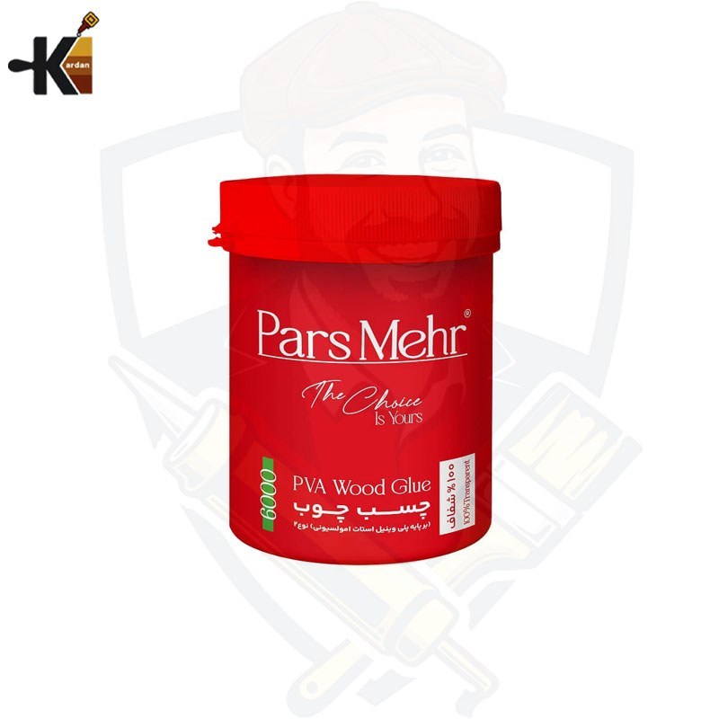 چسب چوب پارس مهر کد 6000 کیلو (1 کیلویی)